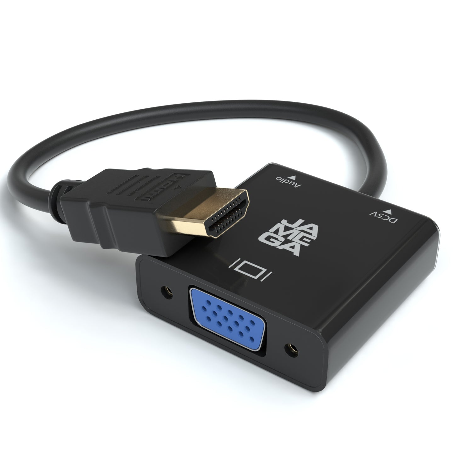 HDMI zu VGA Adapter - Aktiv inkl. Aux & USB Kabel