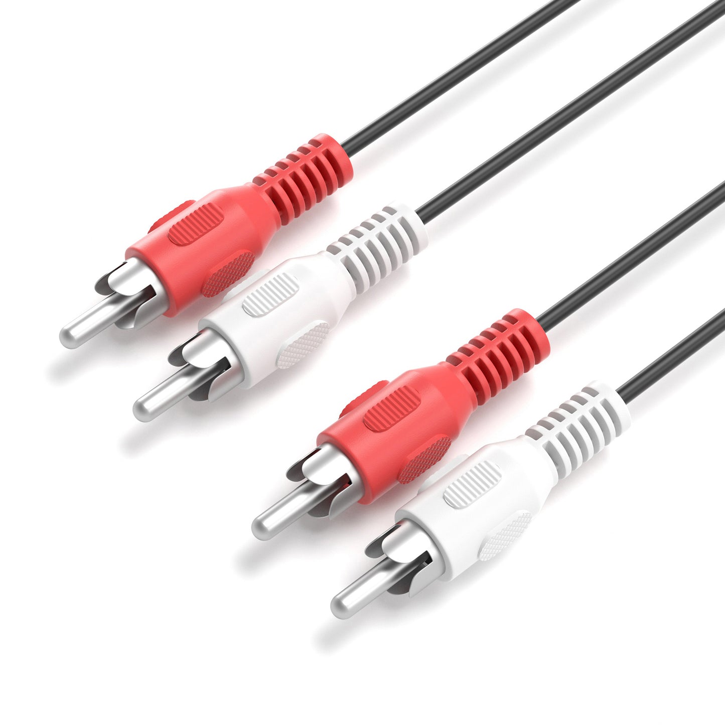 2x Cinch Stecker auf 2x Cinch Stecker Kabel - 4m