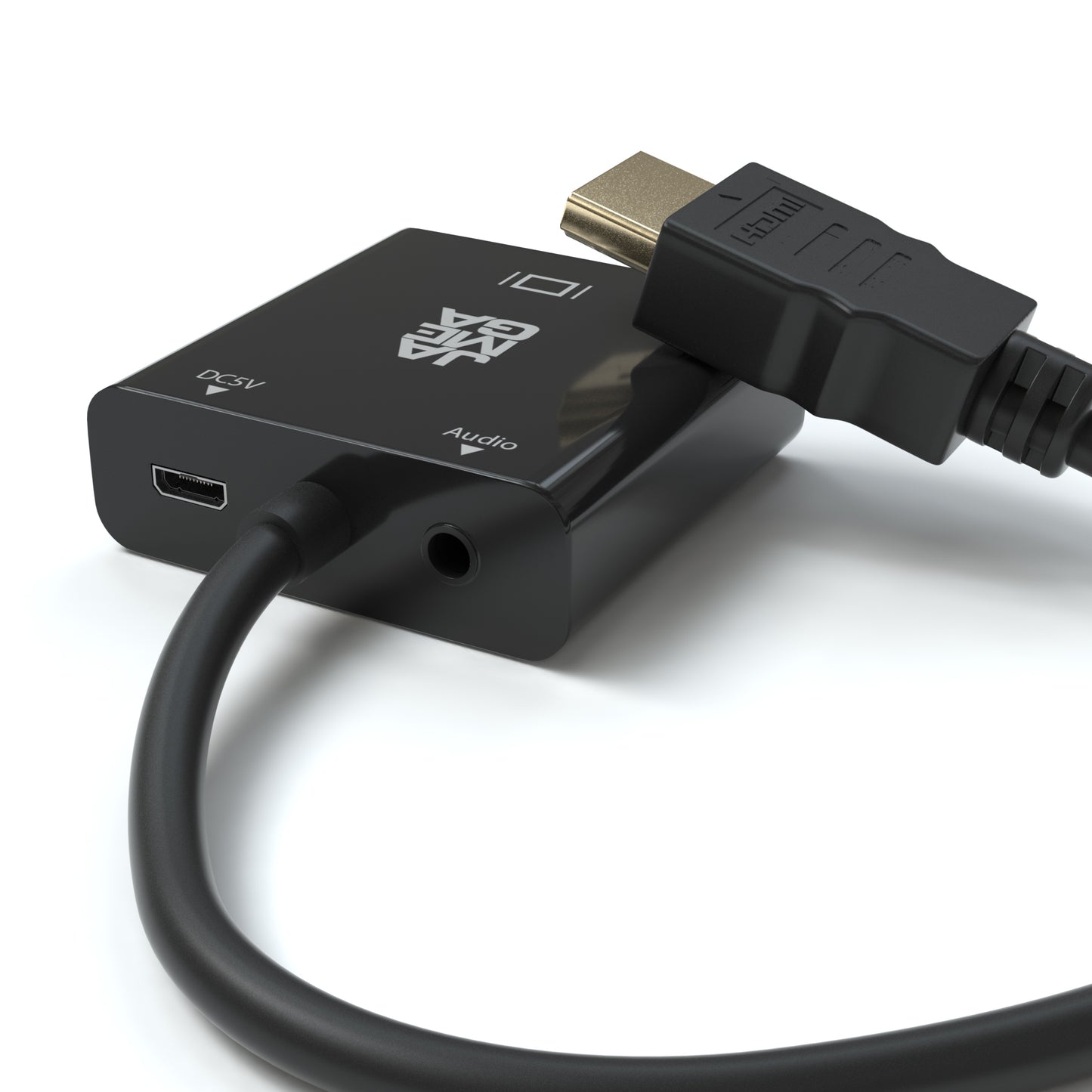 HDMI zu VGA Adapter - Aktiv inkl. Aux & USB Kabel
