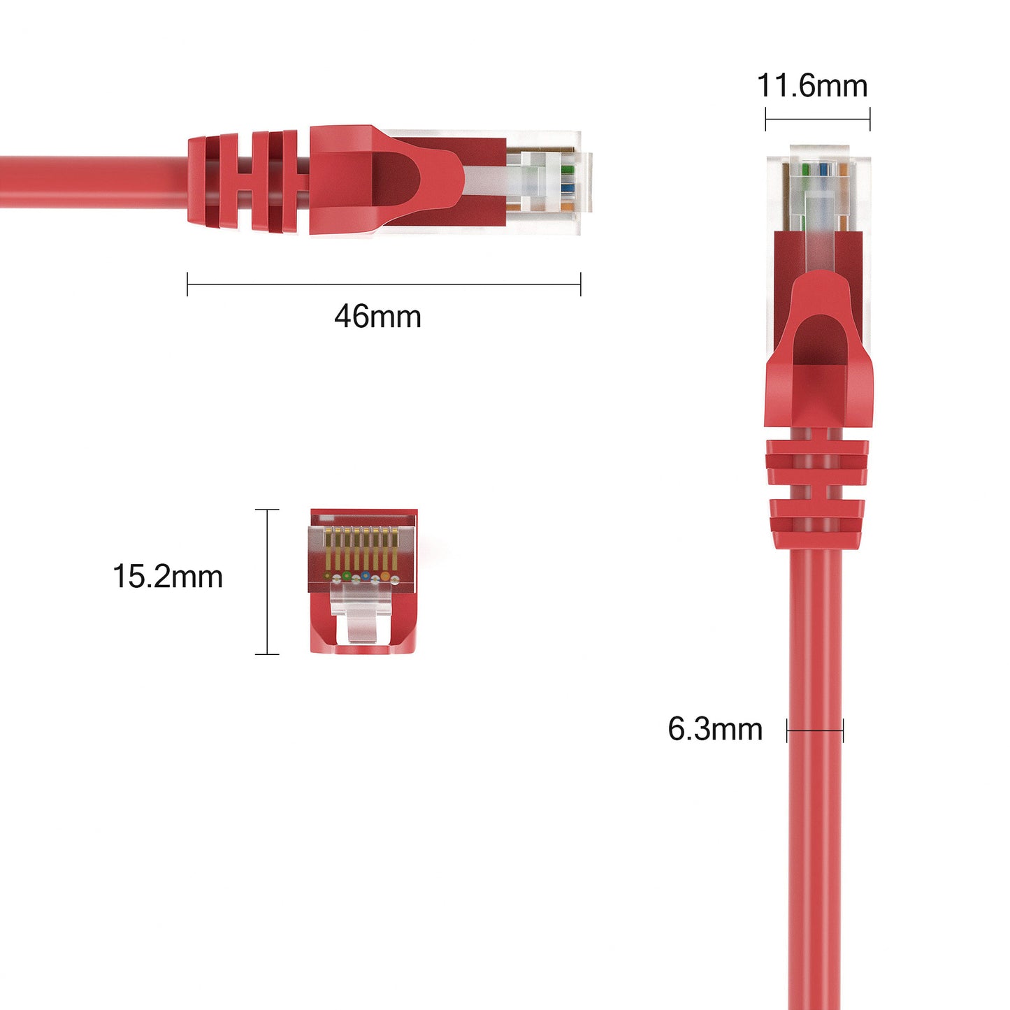 CAT 6 Patchkabel - RED - Variante