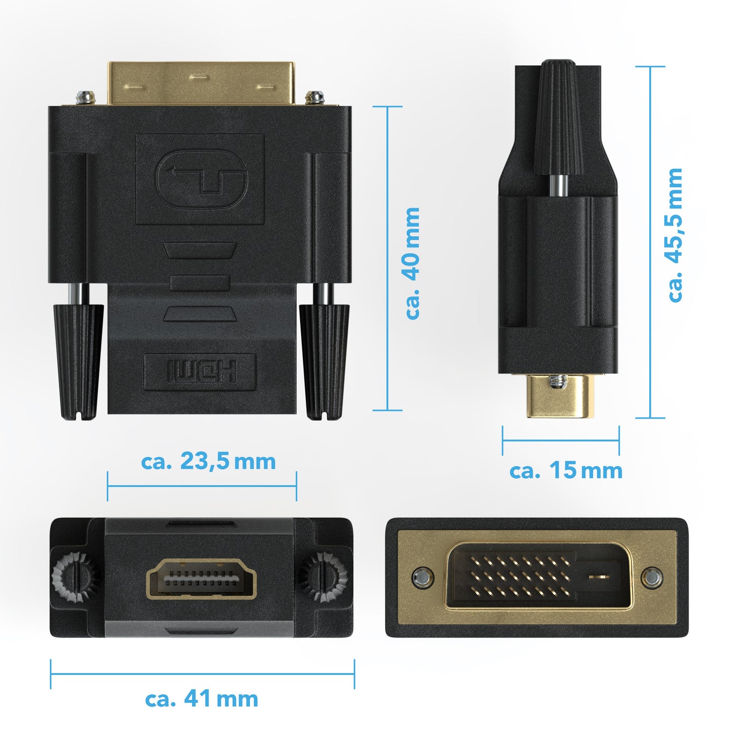 HDMI auf DVI-D Adapter