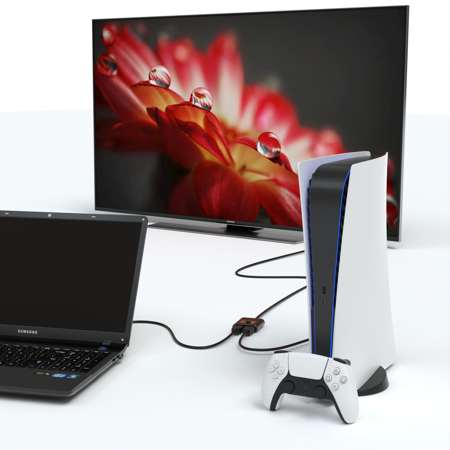 HDMI Umschalter 2x1, bidirektional, Metall, 4K60Hz