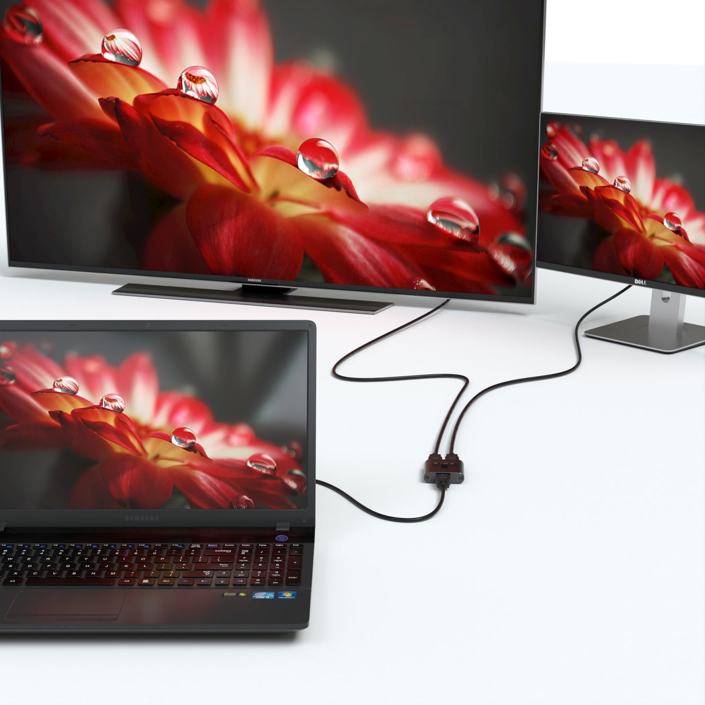 HDMI Umschalter 2x1, bidirektional, Metall, 4K60Hz
