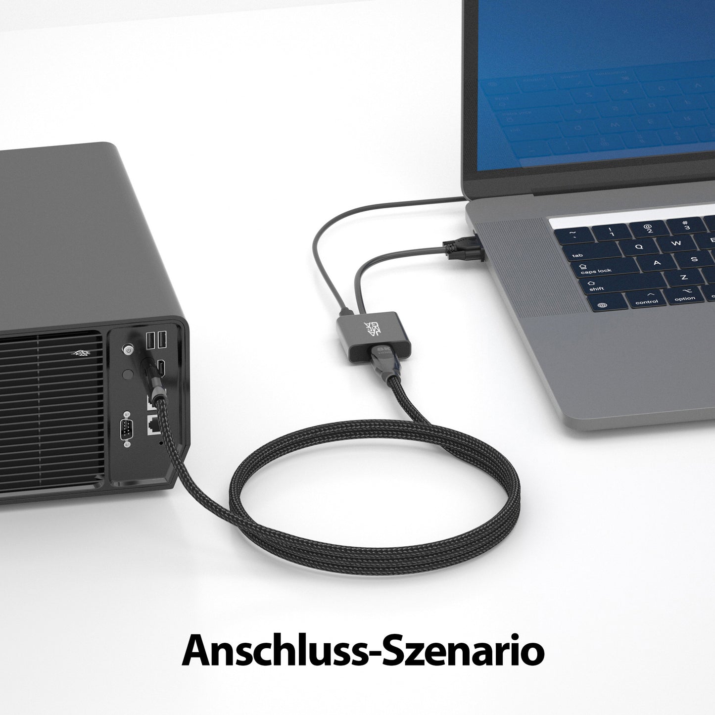 VGA Stecker auf HDMI Buchse Adapter inkl. Soundkarte