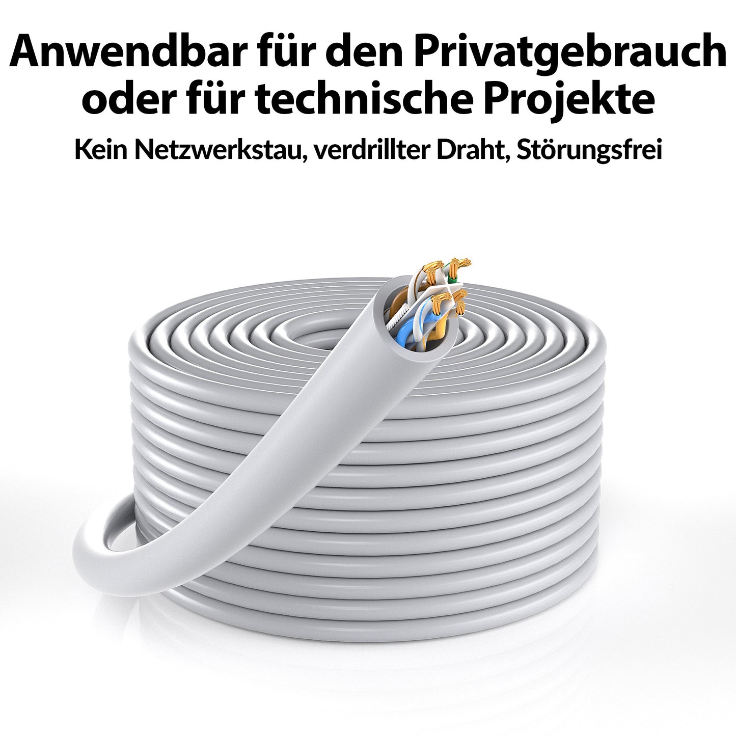 CAT 6 Patchkabel - GREY - Variante