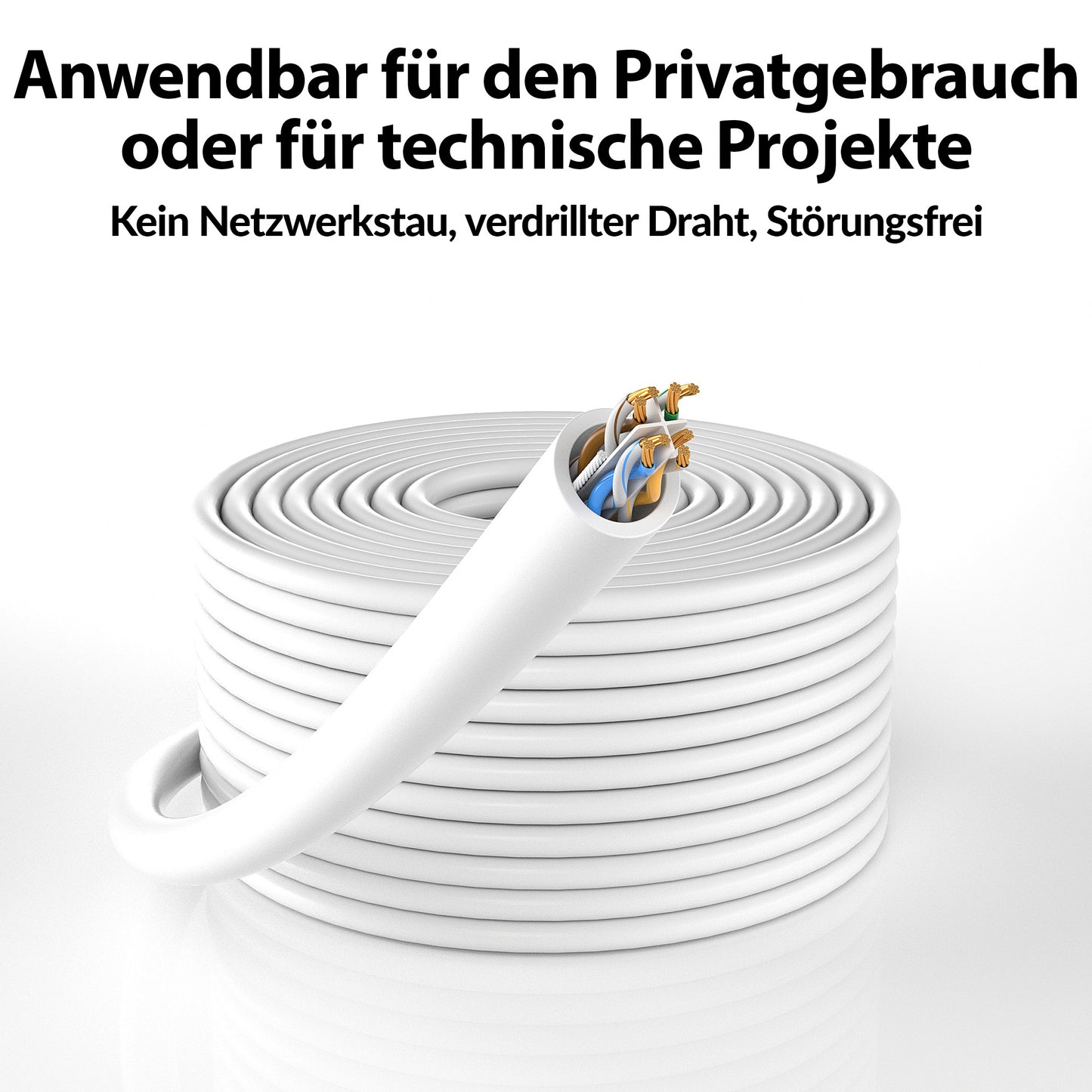 CAT 6 Patchkabel - WHITE - Variante