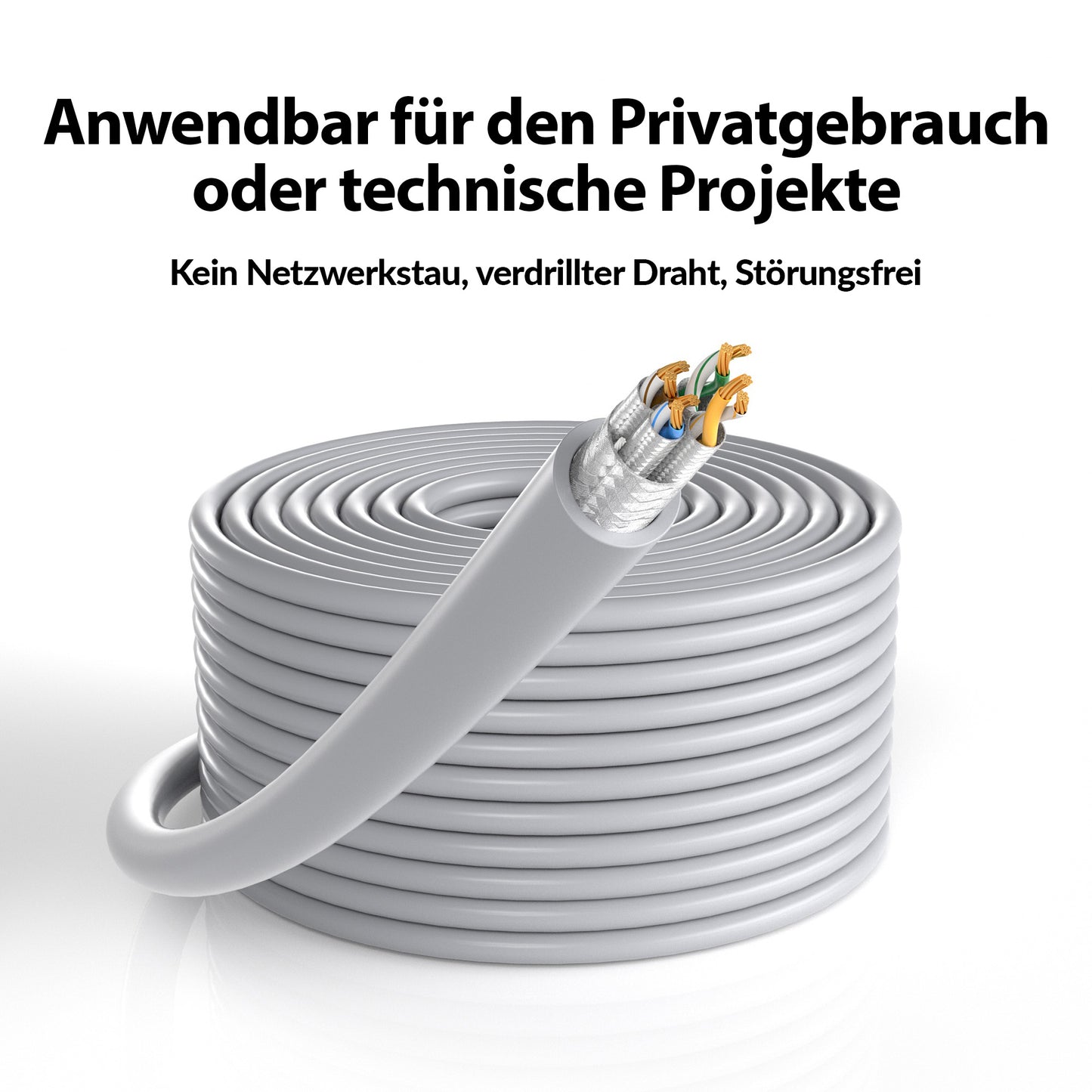 CAT 7 Patchkabel - GREY - Variante