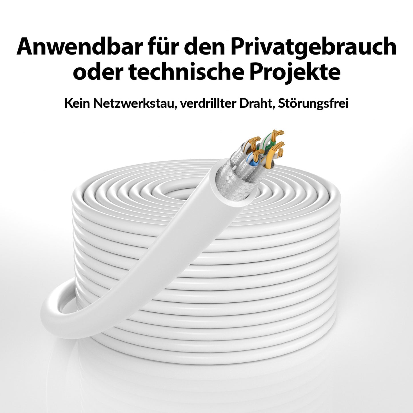 CAT 7 Patchkabel - WHITE - Variante
