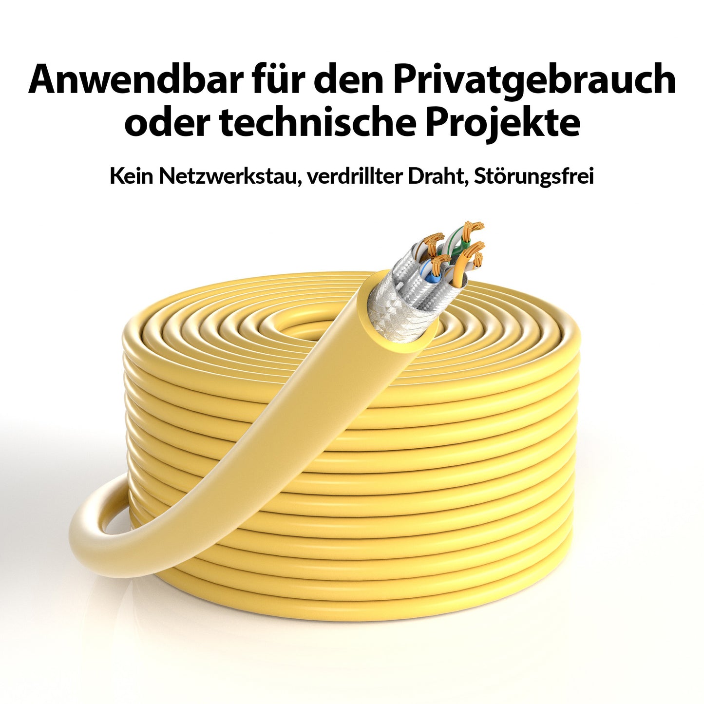 CAT 7 Patchkabel - YELLOW - Variante