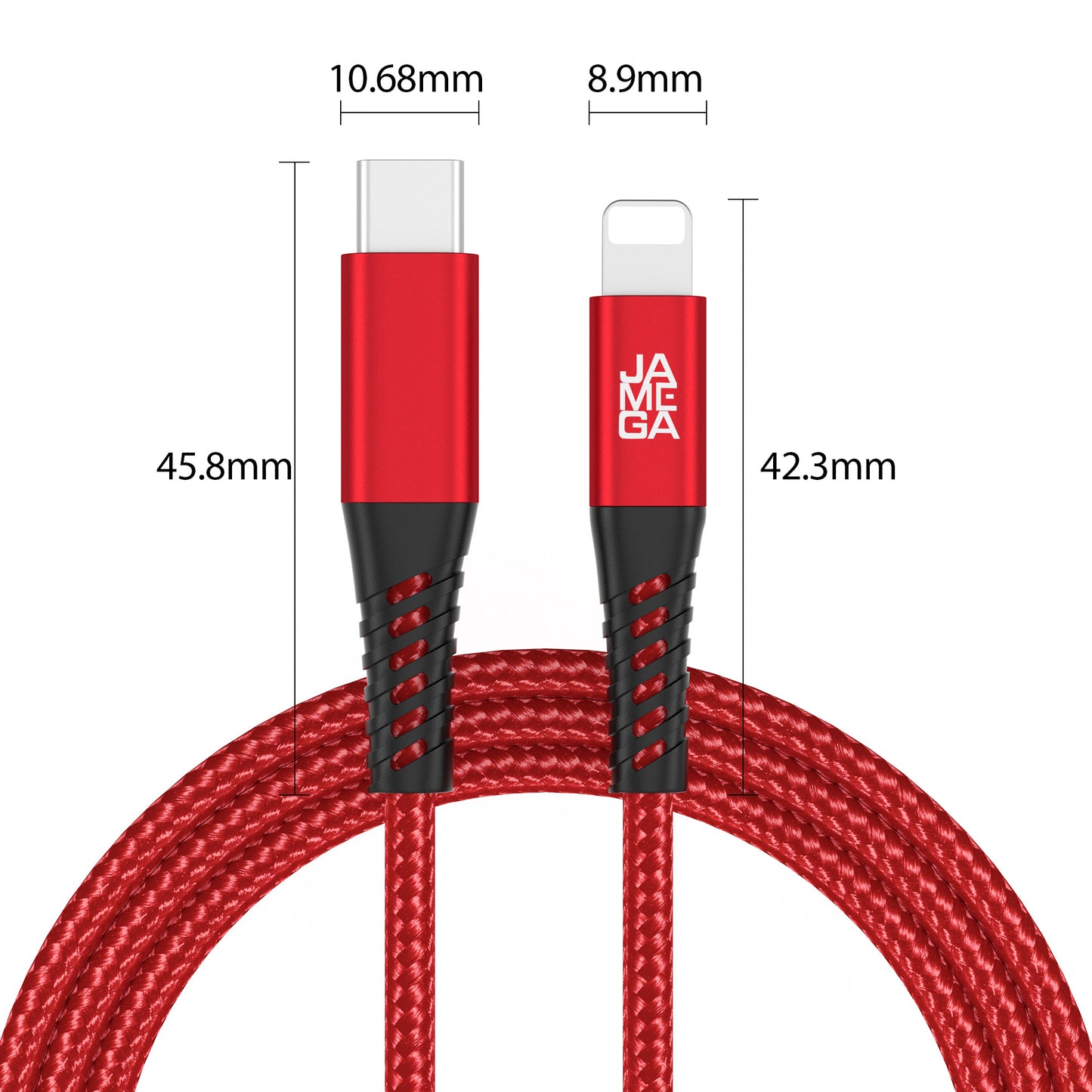 USB-C zu Lightning Kabel - Rot - Variante