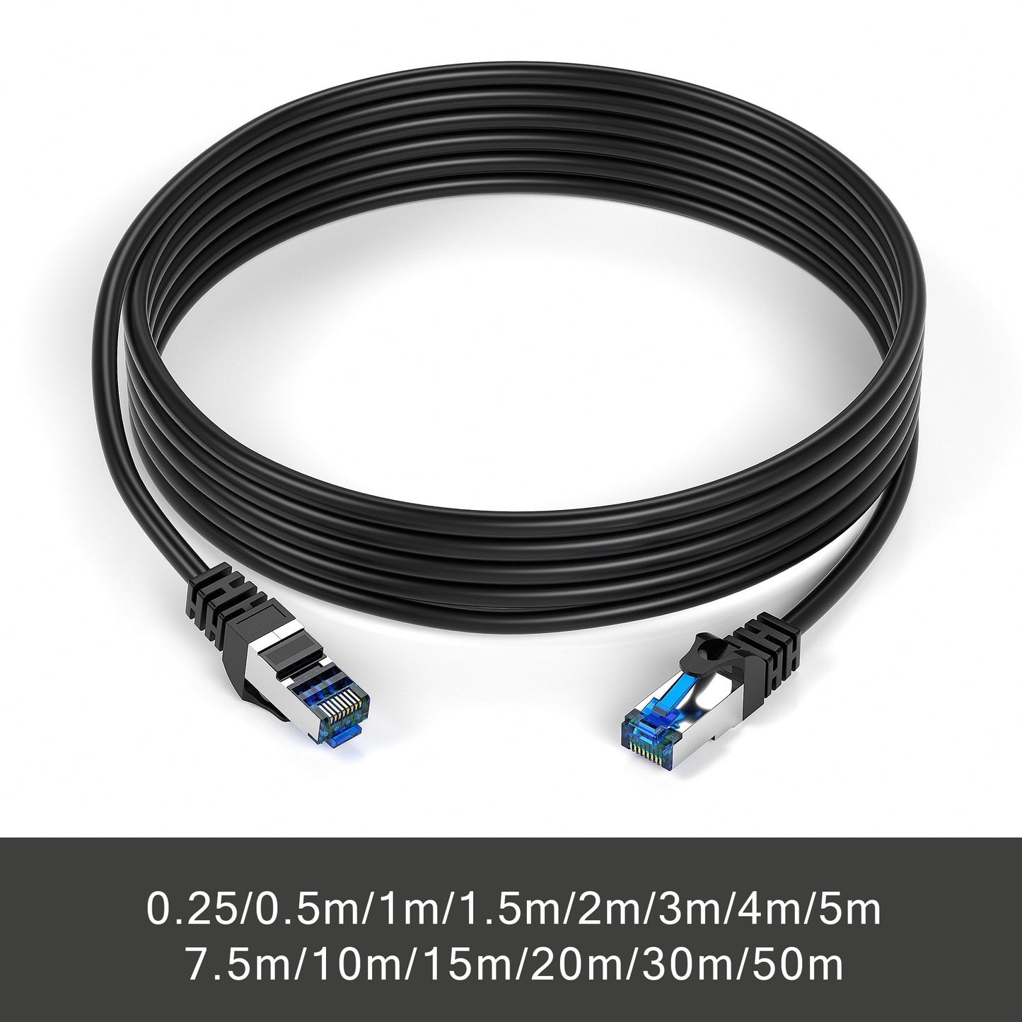 CAT 7 Patchkabel - BLACK - Variante