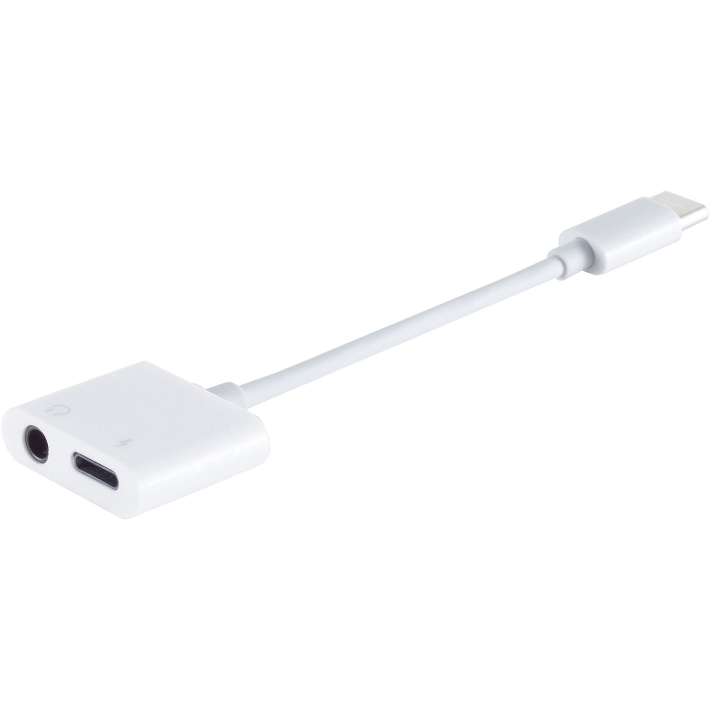 USB-C Audio Adapter mit Ladefunktion, 3,5mm, weiß