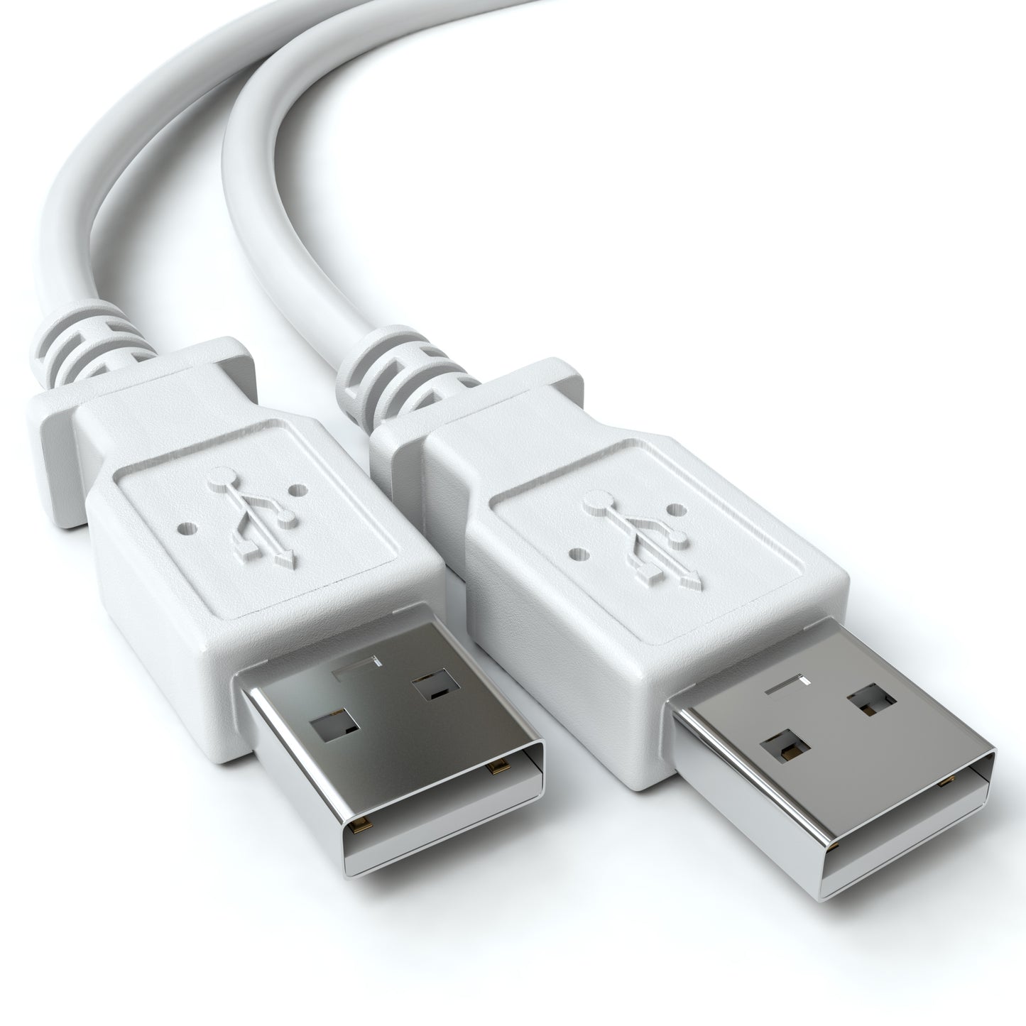 USB-A Verbindungskabel, 2.0, grau - S-Impuls Variante