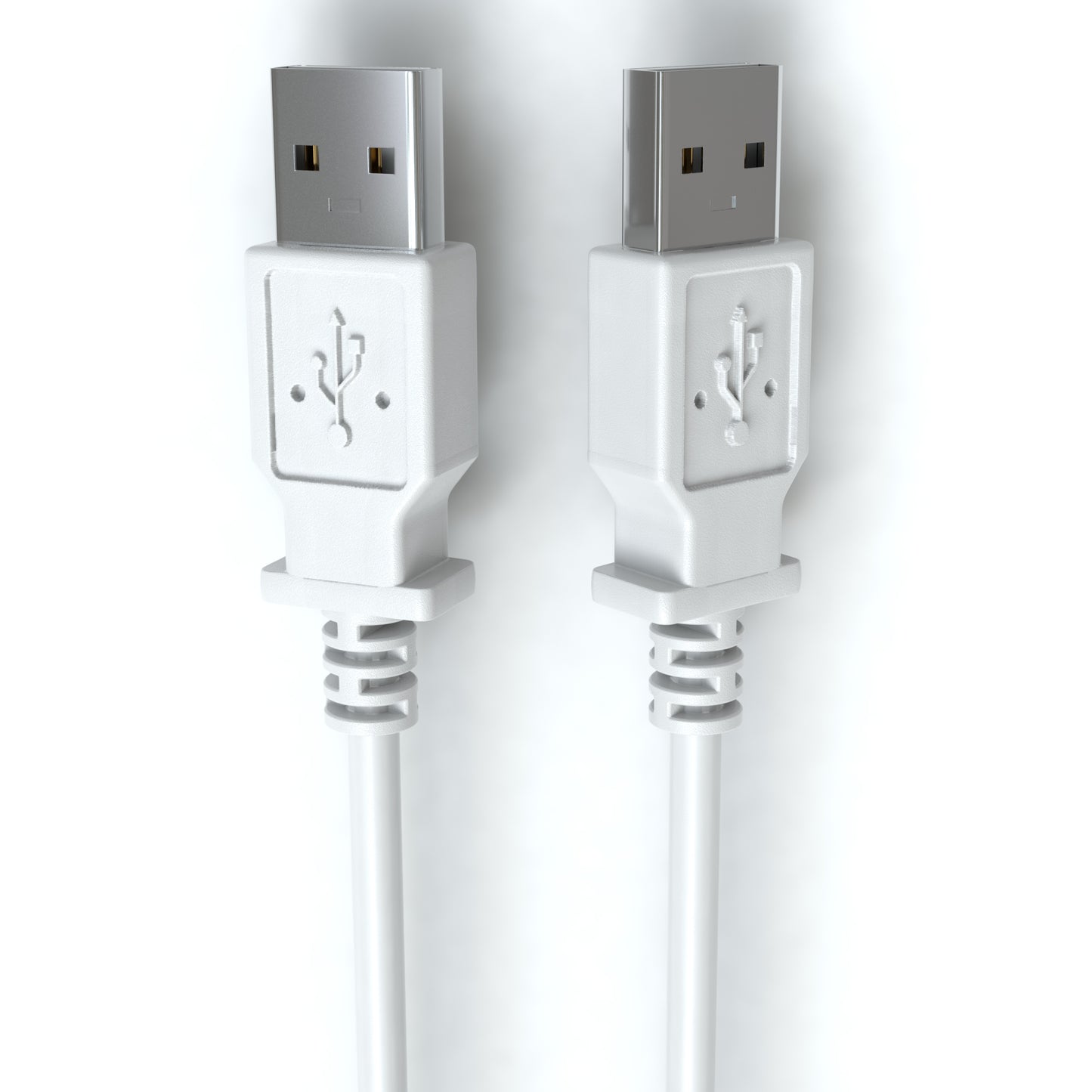 USB-A Verbindungskabel, 2.0, grau - S-Impuls Variante