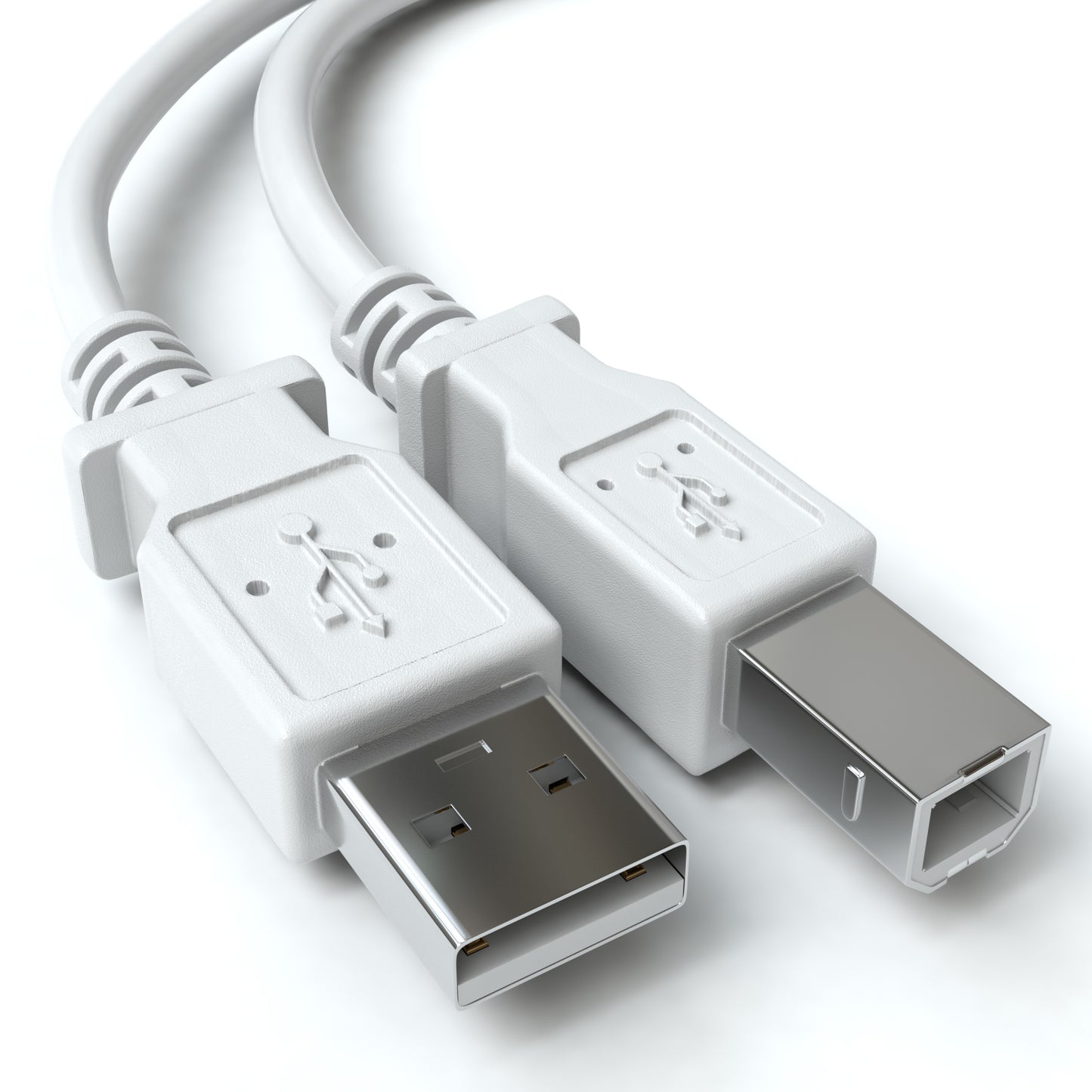 USB-A zu USB-B, Grau - S-Impuls Variante