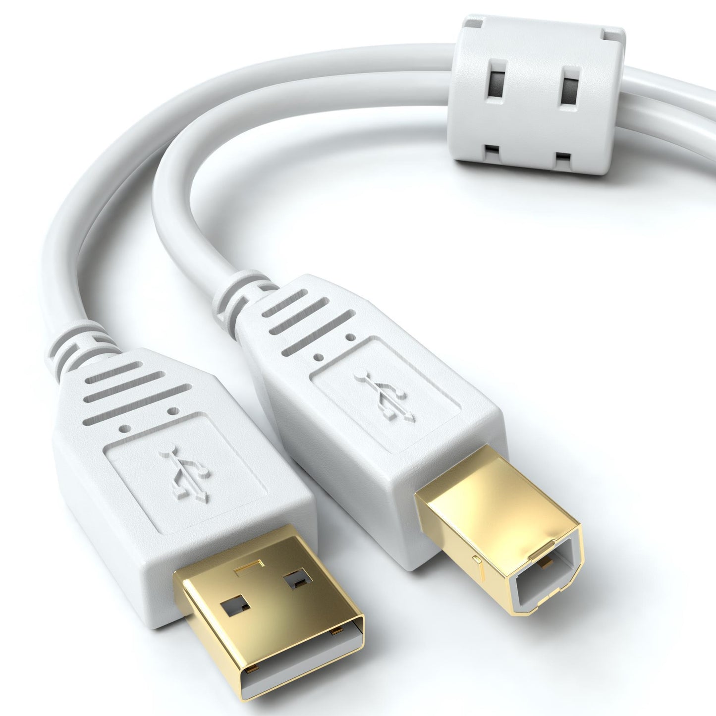 USB-A zu USB-B Druckerkabel Ferrit