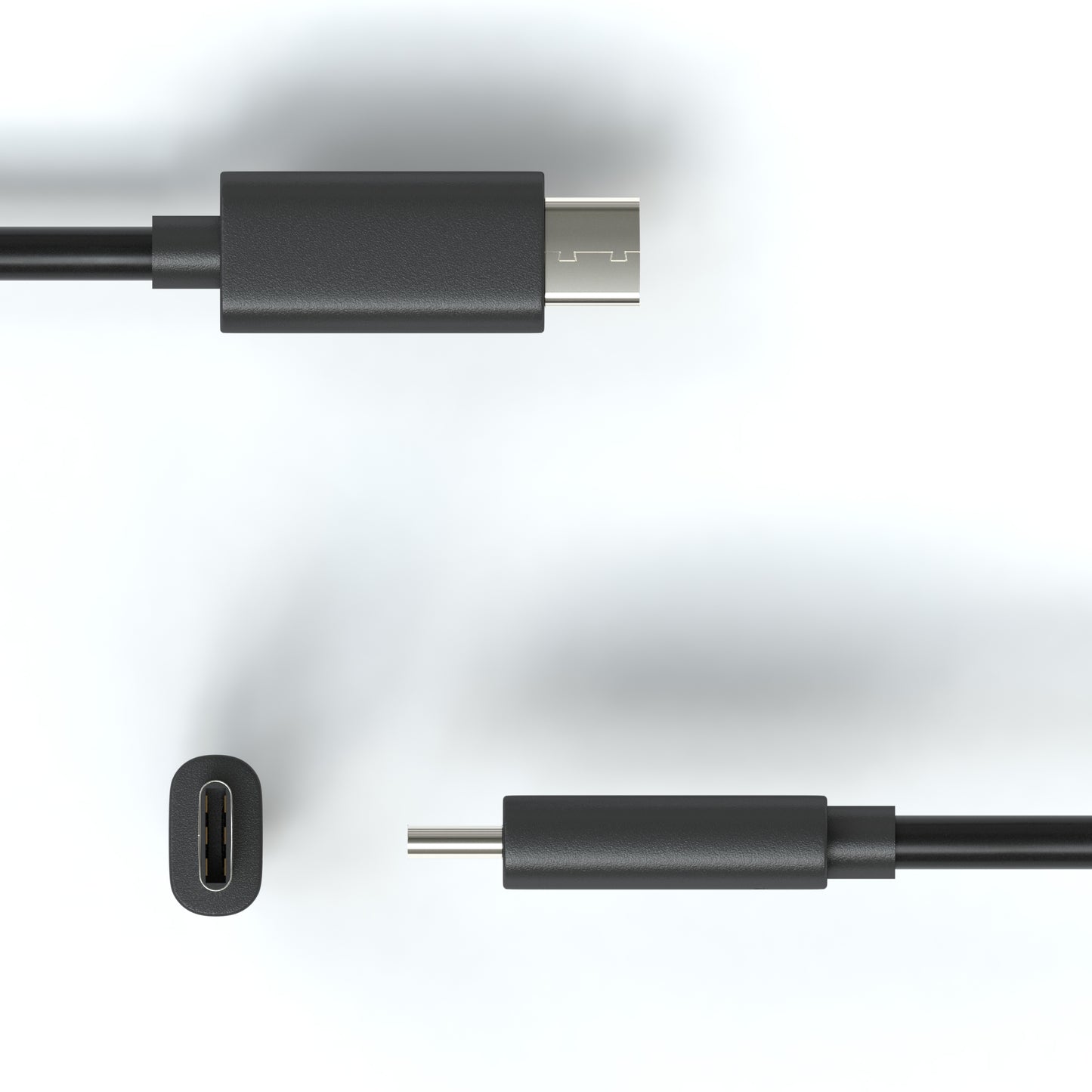 USB 3.1 Gen 2 Type-C Kabel, schwarz - Variation