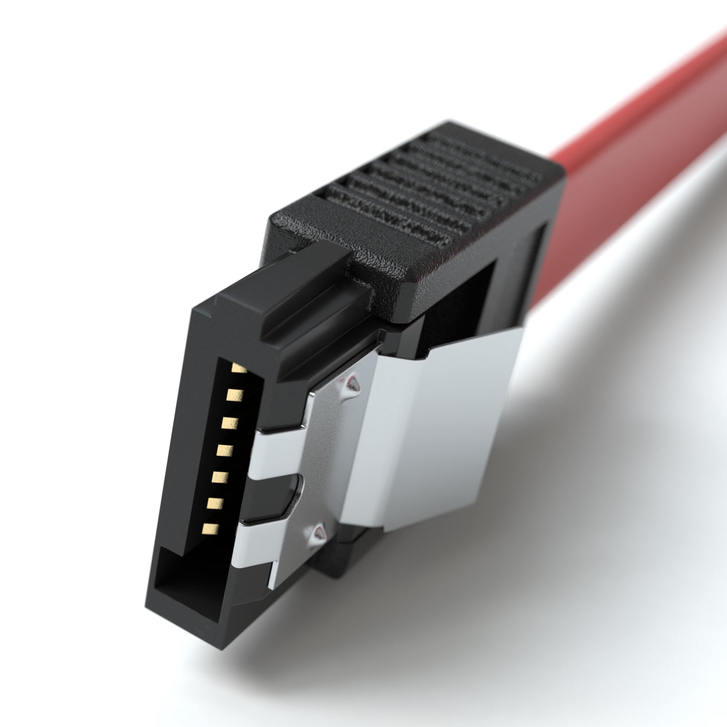 SATA-III-Kabel 3/6Gps. St./St. Befestigung - Variation