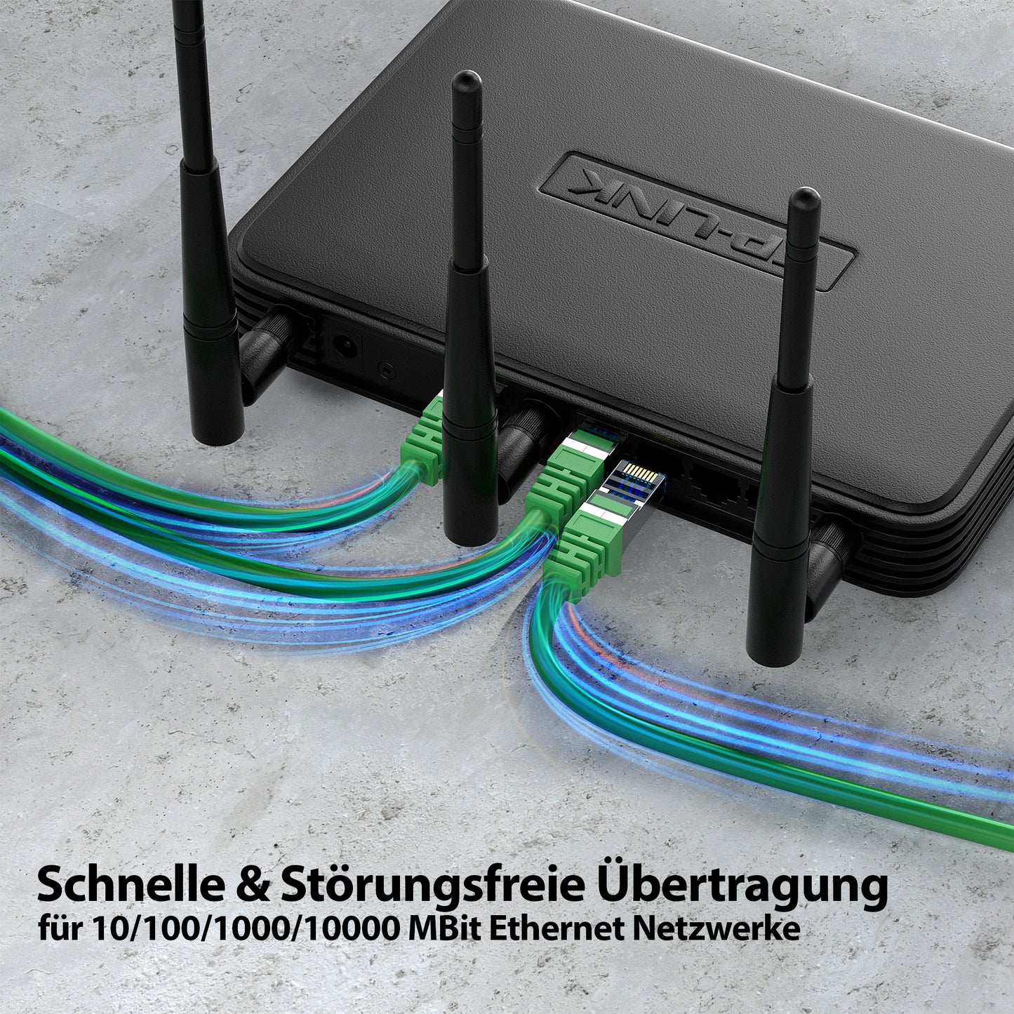 CAT 7 Patchkabel - GREEN - Variante