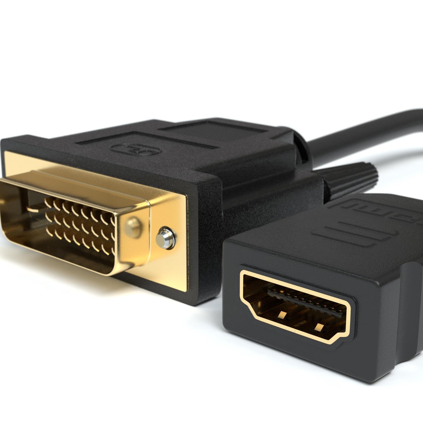 DVI 24+1 Male - HDMI Female - Adapter 0,1m
