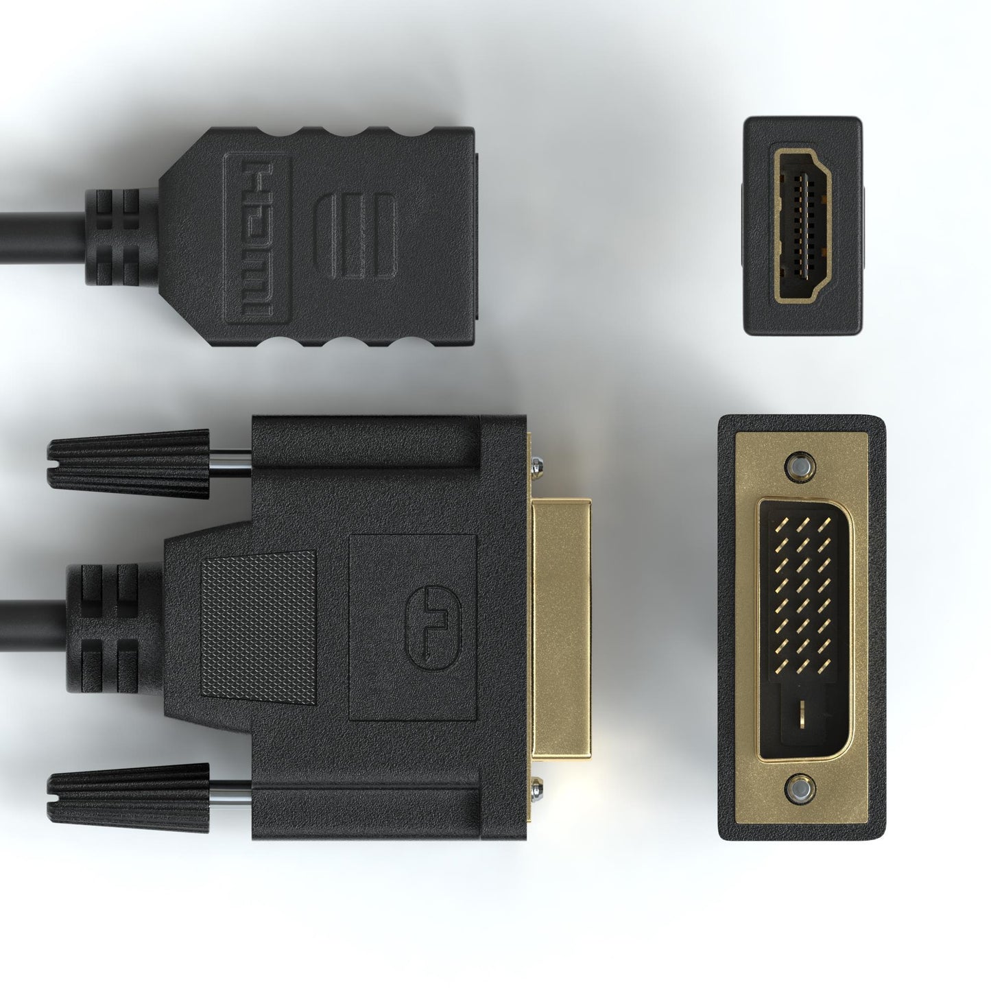DVI 24+1 Male - HDMI Female - Adapter 0,1m