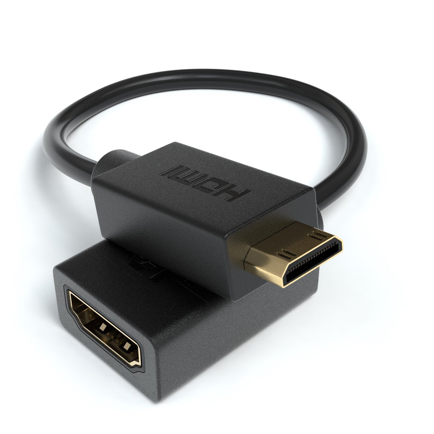 mini HDMI Stecker - HDMI Buchse Adapterkabel - 10cm