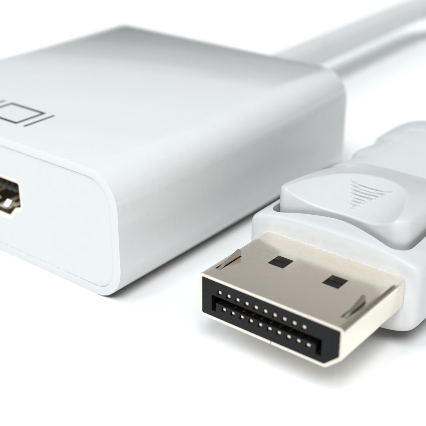 DisplayPort zu HDMI A Female Adapter - Weiß