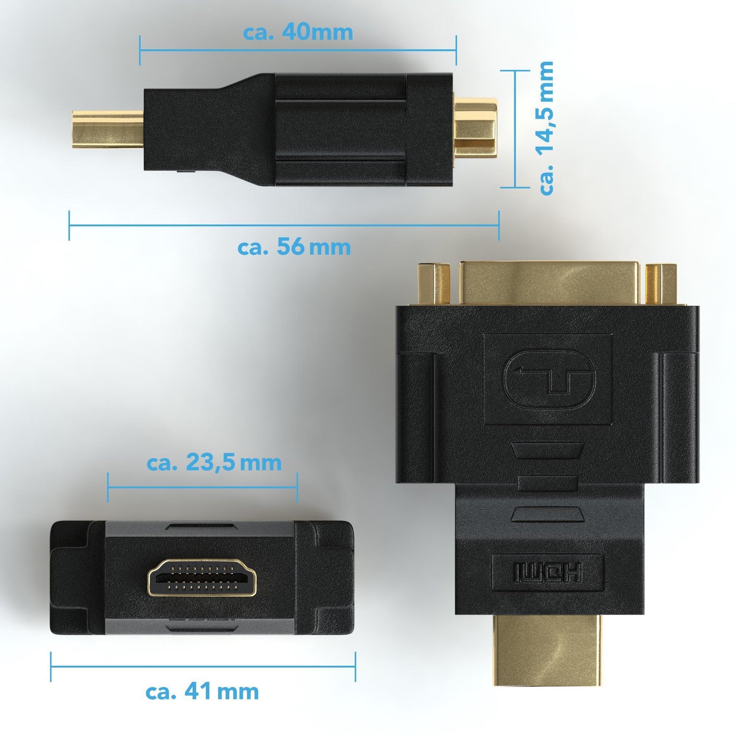 DVI-I (24+5) zu HDMI Adapter