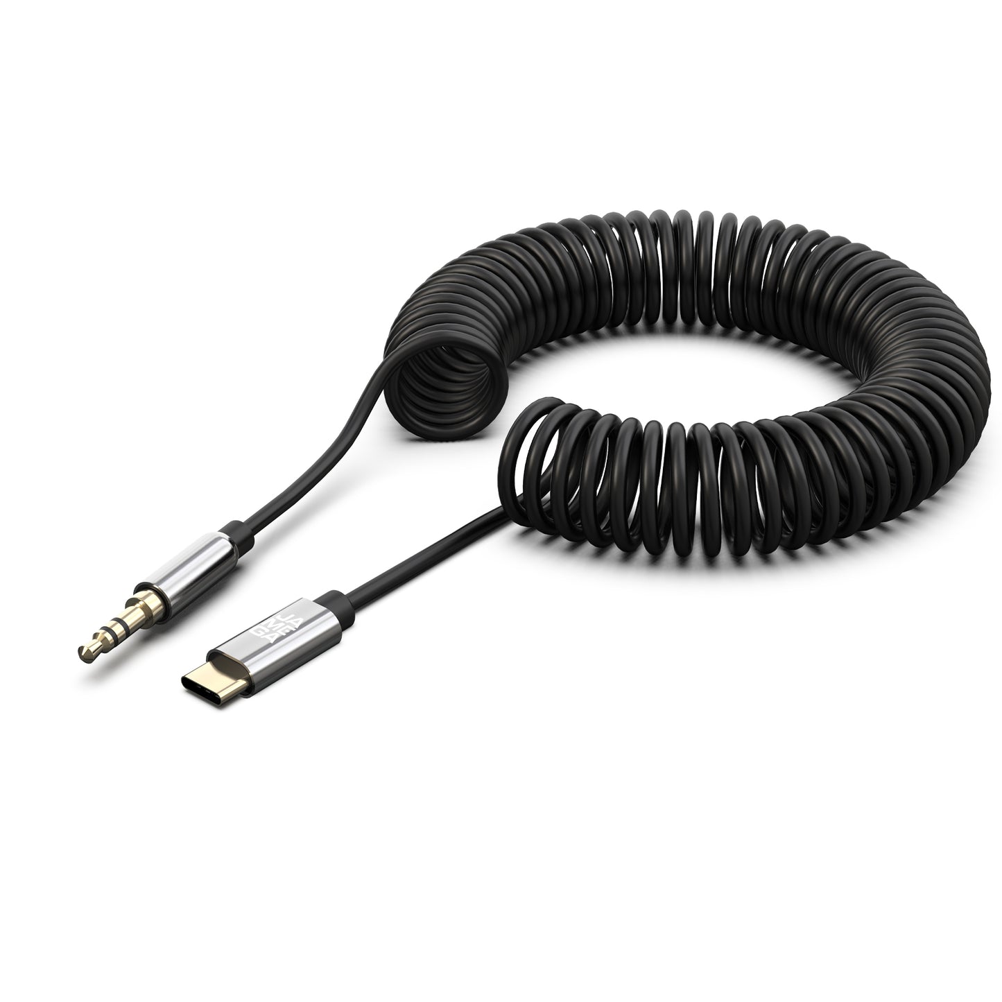 USB C zu Aux Spiralkabel