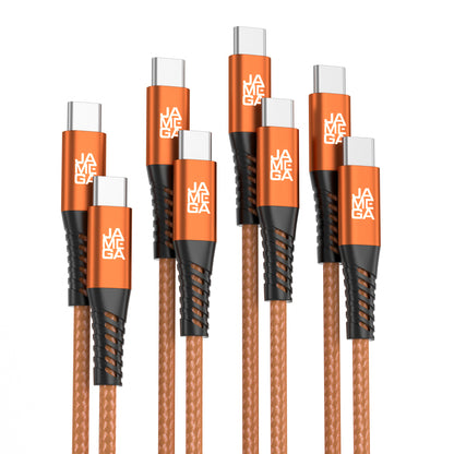 USB-C Kabel Orange | | 4er Set