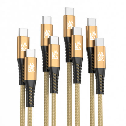 USB-C Kabel Gold | | 4er Set