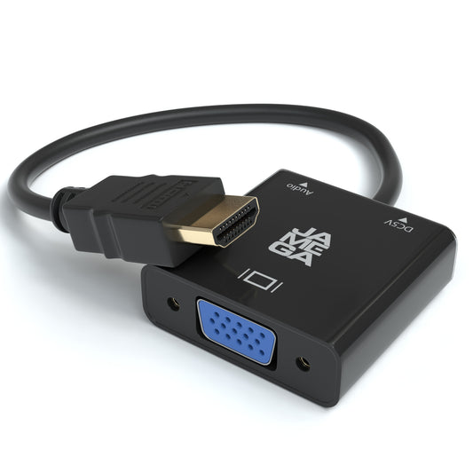 HDMI zu VGA Adapter - Aktiv inkl. Aux & USB Kabel