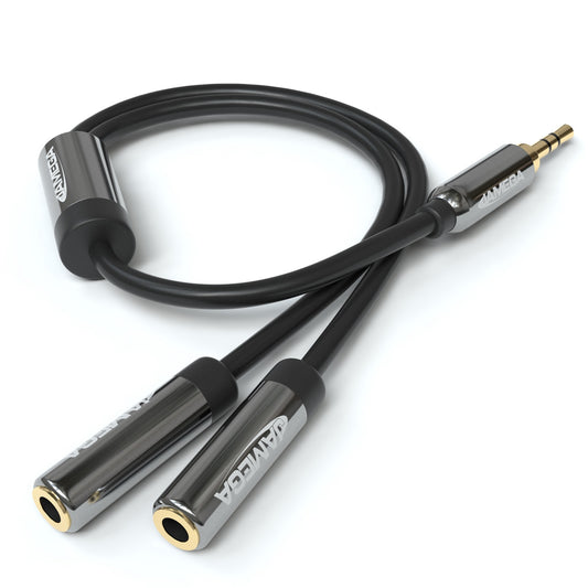 AUX Y-Adapter - Stecker auf 2x Buchse 0,2m