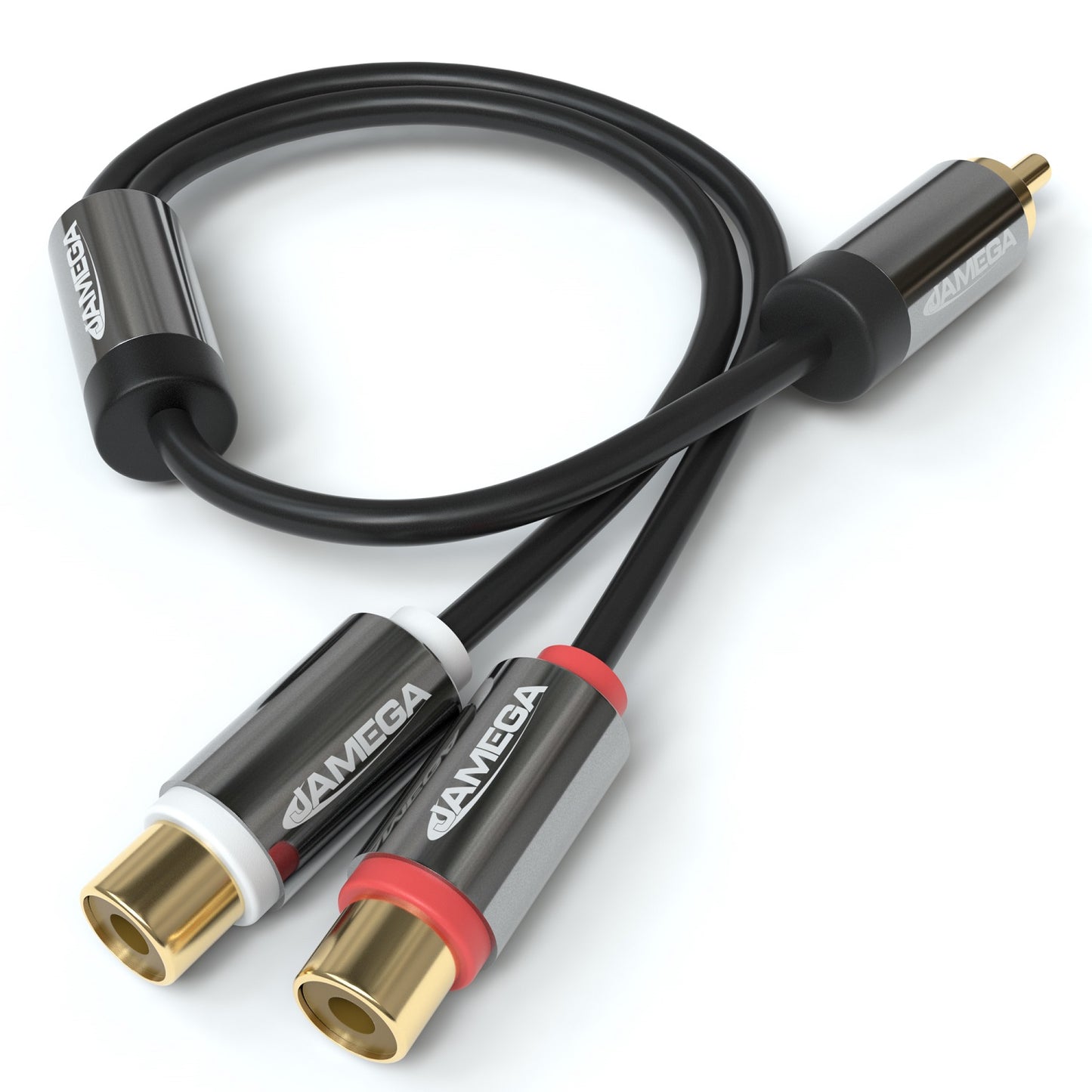 RCA Y-Adapter - Stecker auf 2x Buchse 0,2m