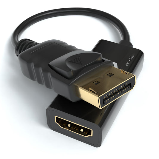 Displayport Male - HDMI Female / 4K@60Hz 0,1m