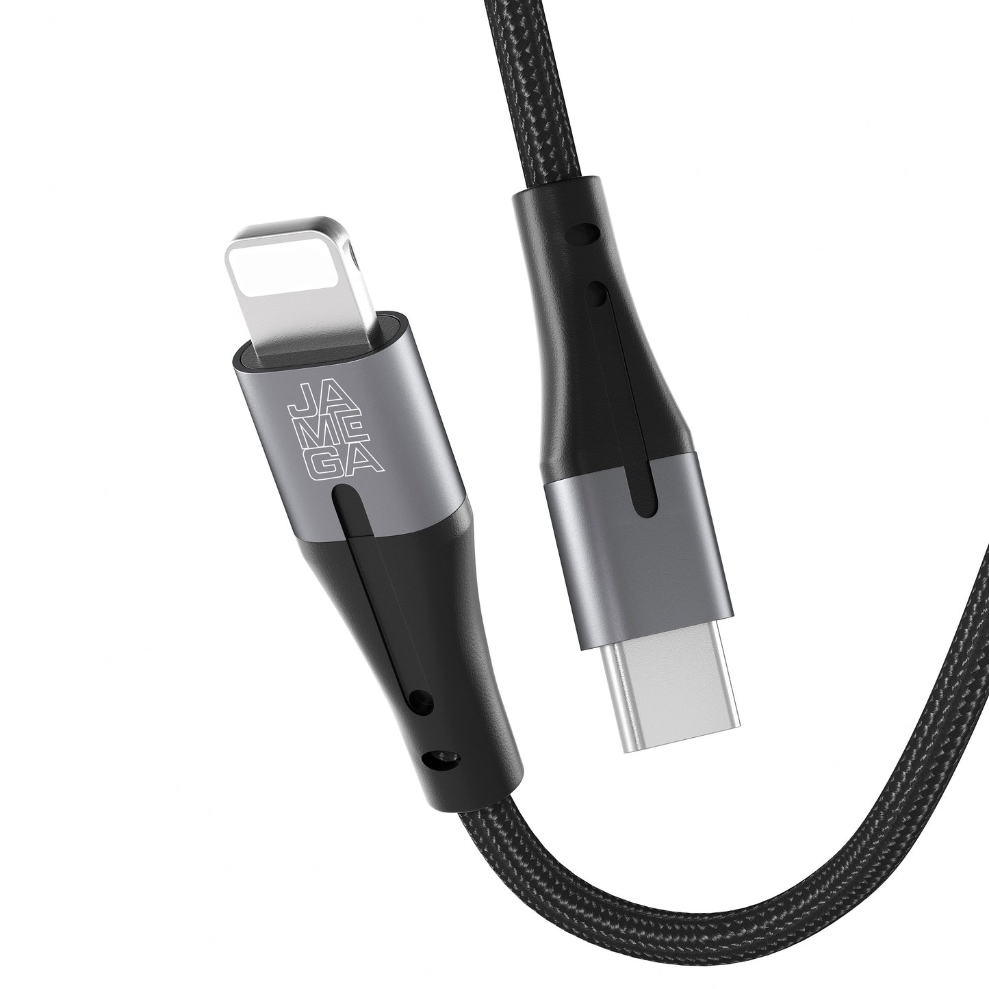 USB C to Lightning Cable Nylon | black - Variation