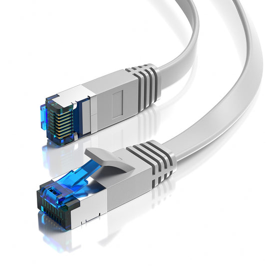 CAT 7 Patchkabel FLACH - GRAU - Variante