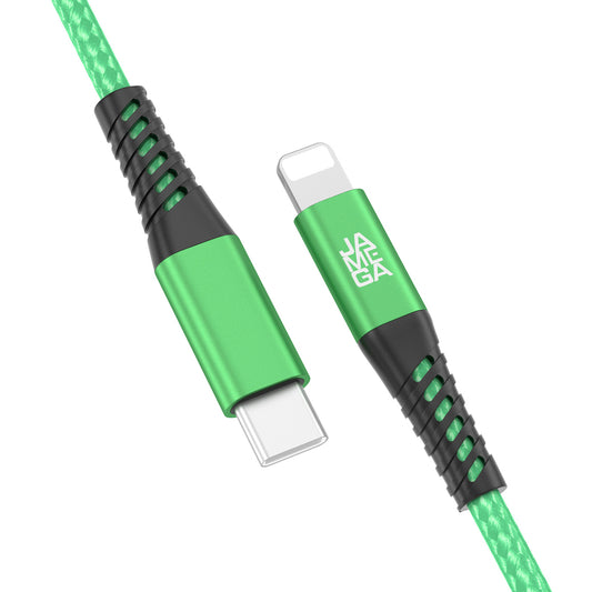 USB-C - Lightning Kabel Grün