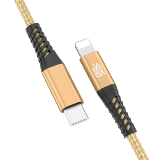 USB-C - Lightning Kabel Gold
