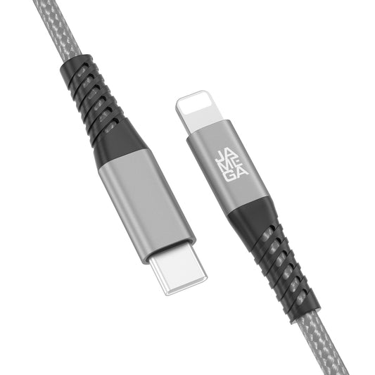 USB-C - Lightning Kabel Grau