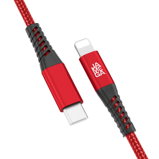 USB-C - Lightning Kabel Rot