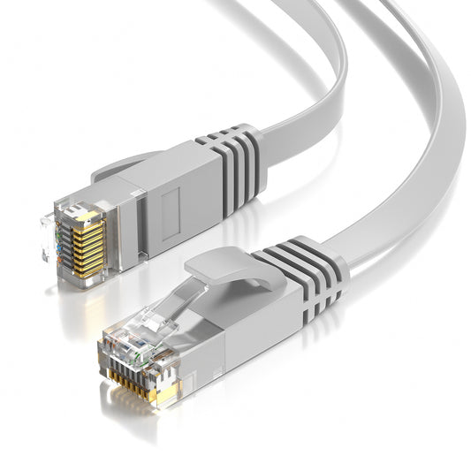 CAT 6 Patchkabel_FLACH - Grau - Variante