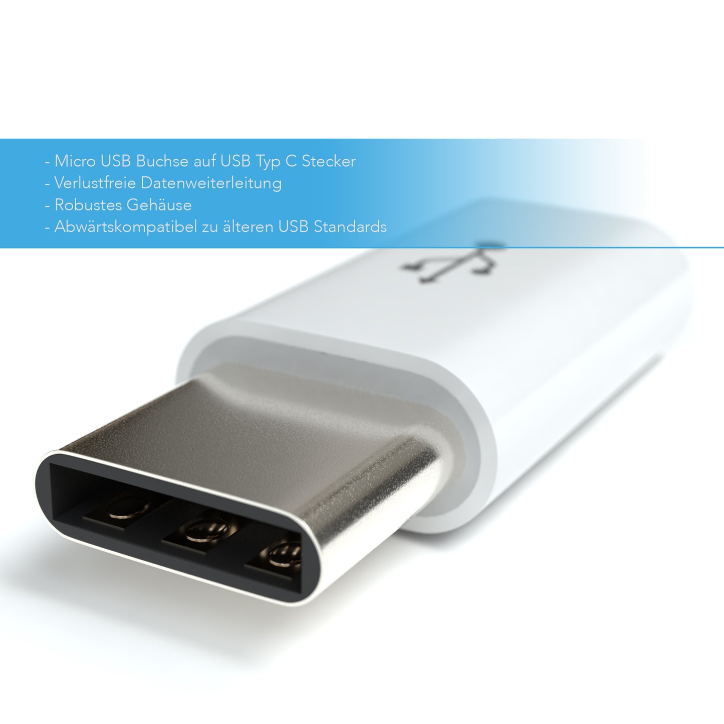 Micro USB auf USB Typ C Adapter