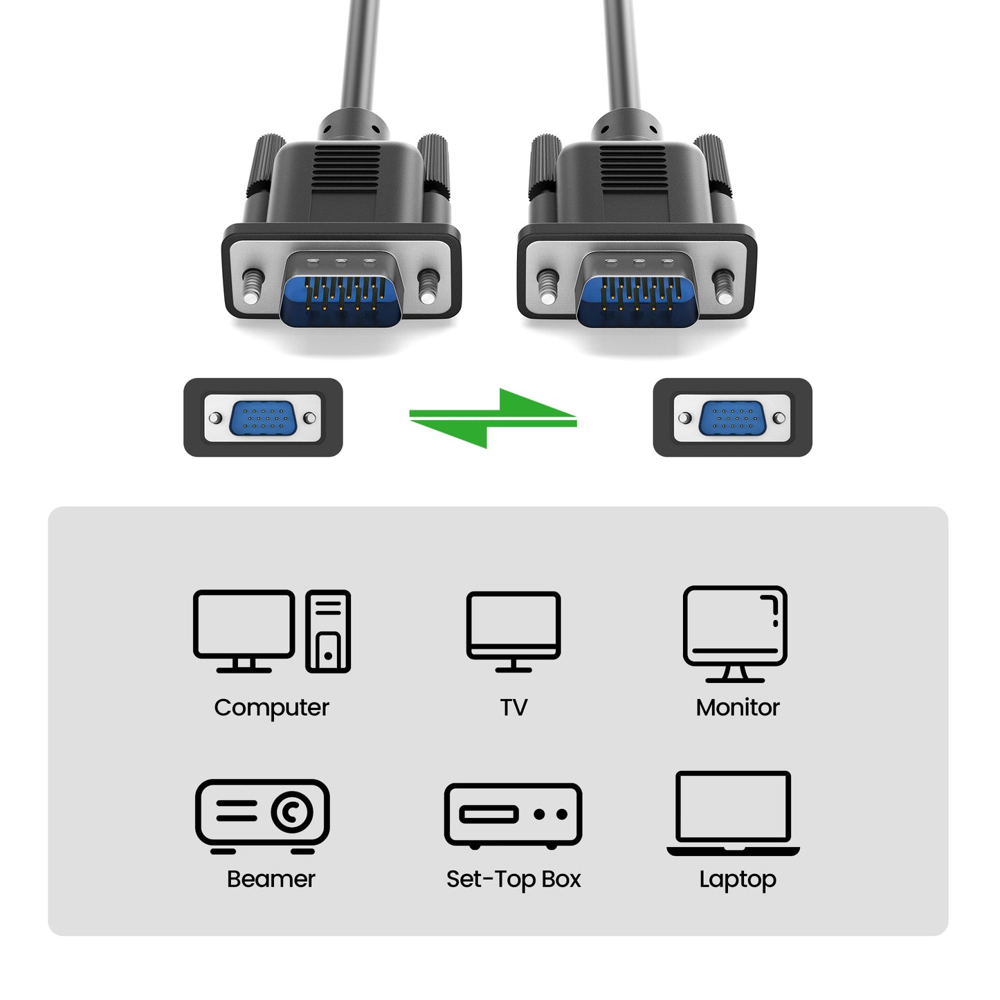 VGA zu VGA Kabel - Variation "eBW"