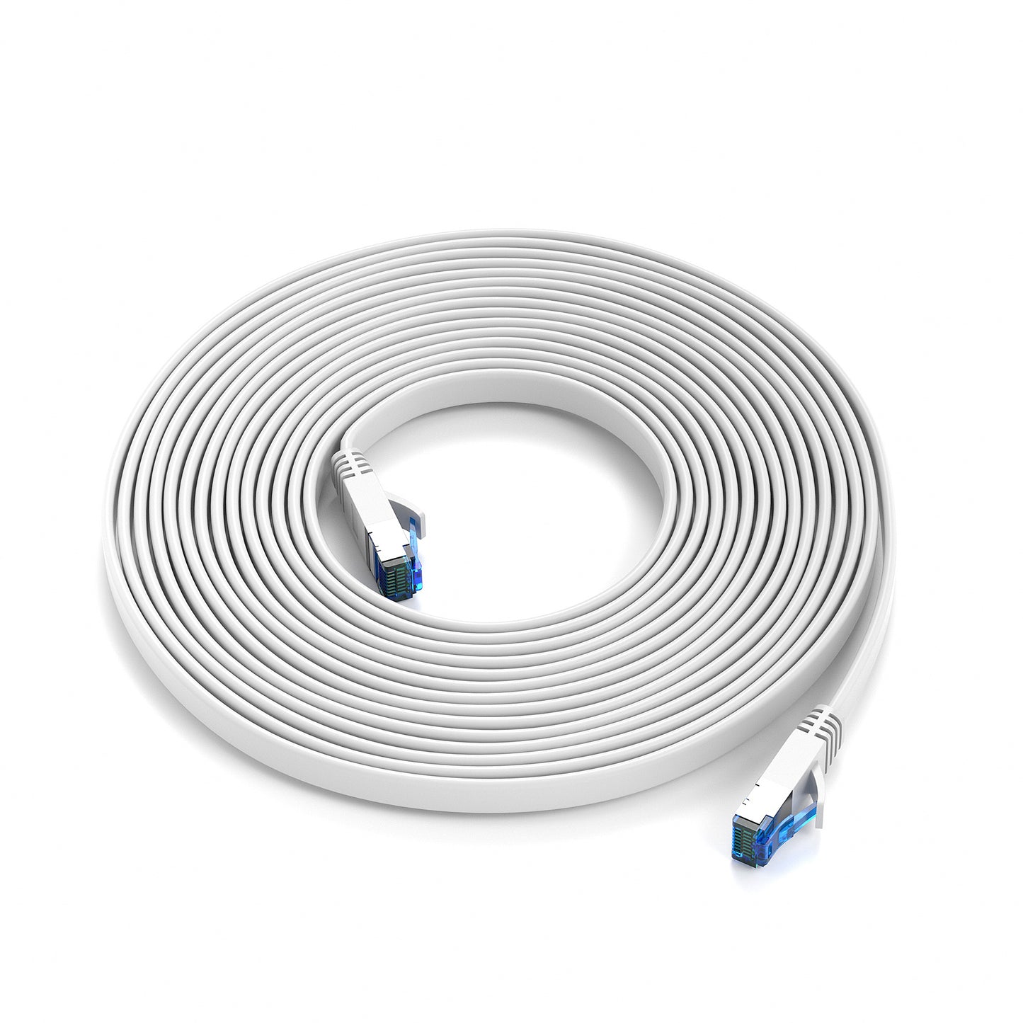 CAT 7 Patchkabel FLACH - WEIß - Variante