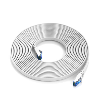 CAT 7 Patchkabel FLACH - WEIß - Variante