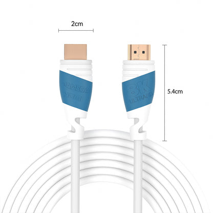 HDMI Kabel 8K Weiß/Blau