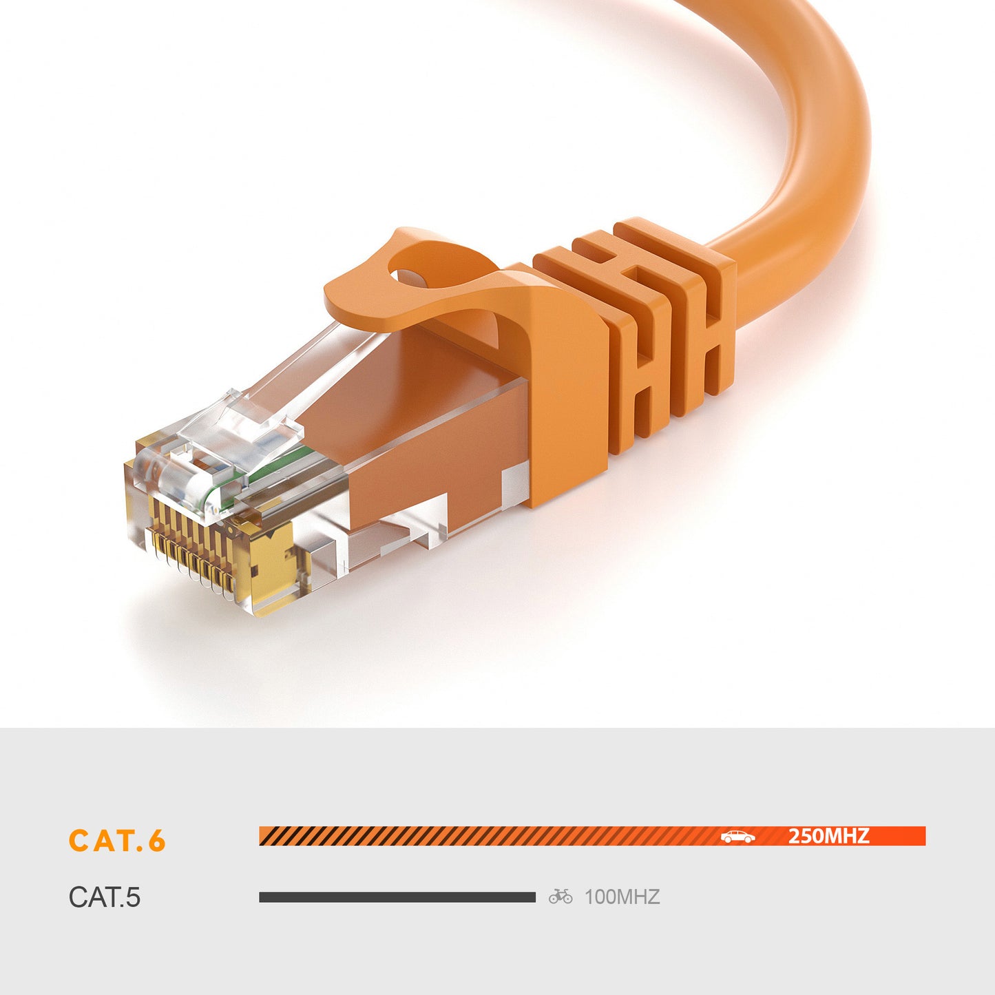 CAT 6 Patchkabel Orange