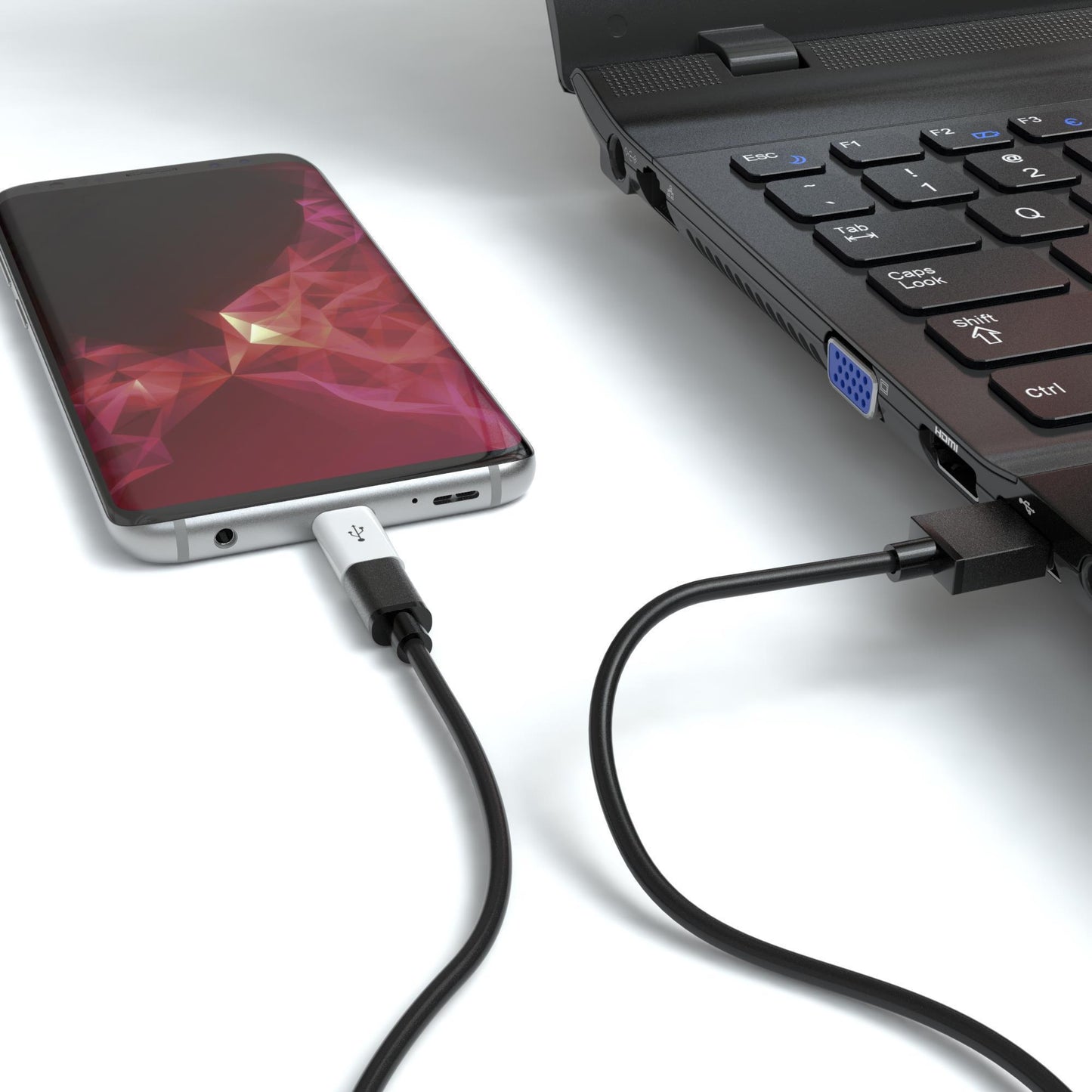Micro USB auf USB Typ C Adapter