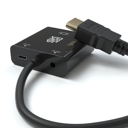 HDMI zu VGA Adapter - Aktiv inkl. Aux & USB Kabel